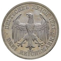 3 Reichsmark Freiherr vom Stein - Pattern