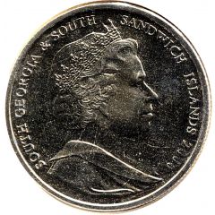 2 Pounds - Elizabeth II Grey-headed Albatross