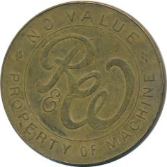 Token - R & W 1 Penny