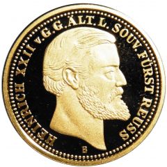 20 Mark - Heinrich XXII Reuß-Greiz, Restrike
