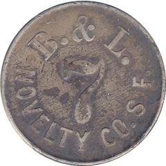 5 Cents - B. and L. Novelty Co. S.F.