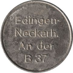 Car Wash Token - Kärcher Clean Park Edingen-Neckarhausen, thin font