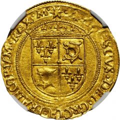 Gold Ecu - Francis I