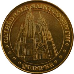Tourist token - Monnaie de Paris - Quimper - Cathédrale Saint-Corentin