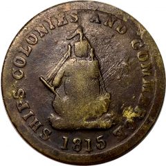 1/2 Penny Ships, Colonies and Commerce