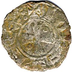 Denier - John I of Brienne 1st type