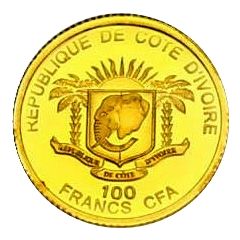 100 Francs CFA John Paul II