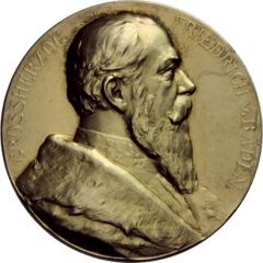Award medal of the arts and crafts school in Karlsruhe - Friedrich I
