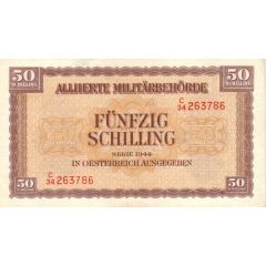 50 Schilling Allied Military Authority