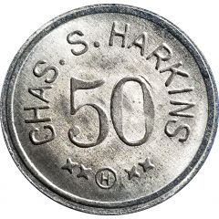 50 Cents - Chas. S. Harkins