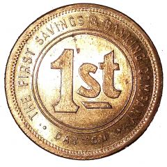 50 Cents - The First Savings and Banking Company Dayton Dayton, Ohio