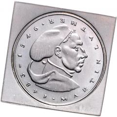 5 Deutsche Mark Martin Luther - Pattern