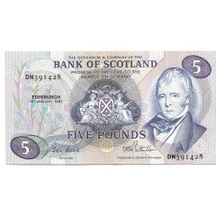 5 Pounds Bank of Scotland