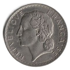 5 francs Lavrillier essai Nickel 1933