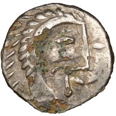 Silver Plated Unit Norfolk God Moustache Type / Boudica Contemporary Counterfeit