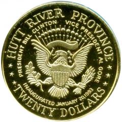 20 Dollars - Leonard I Inauguration of Bill Clinton