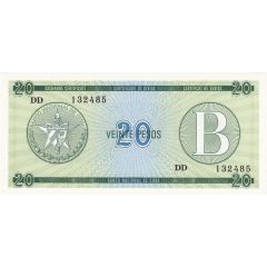 20 Pesos `B` Foreign Exchange Certificates