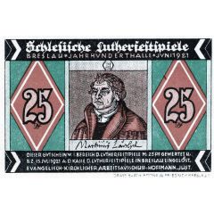 25 Pfennig Schlesische Lutherfestspiele