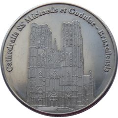 Belgian Heritage Collectors Coin - Brussel Cathedralis SS Michaelis et Gudulae