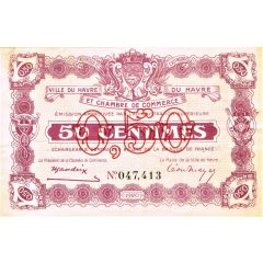 50 Centimes - Chambre de Commerce du Havre 76