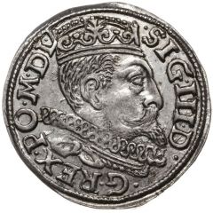 Trojak / 3 Grosze - Sigismund III Vasa Poznań, P mint mark