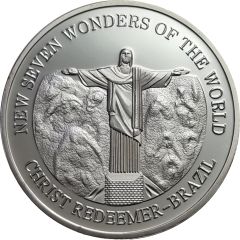 Medal - New Seven Wonders of the World Christ Redeemer - Brazil