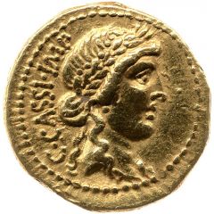 Aureus - Cassius C·CASSI·IMP / M·SERVILIVS LEG