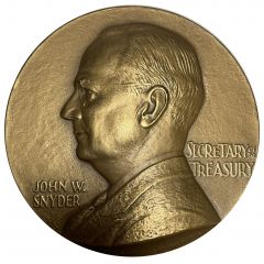 Medal - John W. Snyder - Secretary of the Treasury