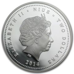 2 Dollars - Elizabeth II Swans