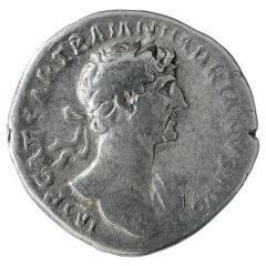 Denarius - Hadrian P M TR P COS DES II FORT RED, Fortuna