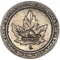 Medal - The Protestant Board of School Trustees of Verdun Quebec