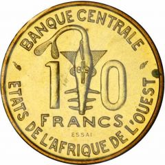 10 Francs CFA FAO, Essai