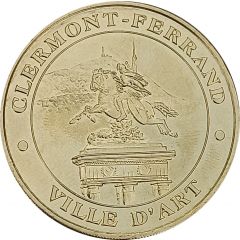 Jeton touristique - Monnaie de Paris - Clermont Ferrand - ville d`art