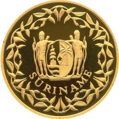 500 Guilders 15th Anniversary of Independence