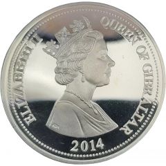 5 Pounds - Elizabeth II 88th Birthday of Queen, Silver Proof