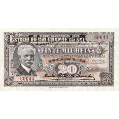 20 Mil Réis State Bonus, Series E