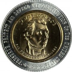 Presidential Oath Dollar James Monroe