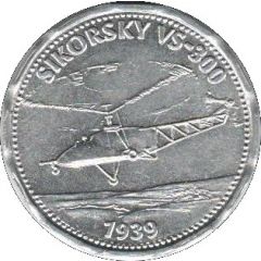 Token - Shell - Man in Flight #11 - Sikorsky VS-300, 1939