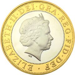2 Pounds - Elizabeth II Marconi Telegraph, Silver Proof