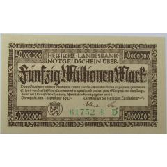 50 000 000 Mark Hessische Landesbank