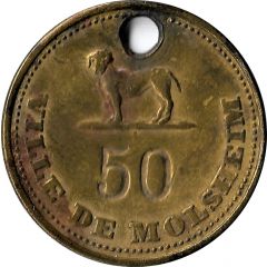 50 centimes - Ville de Molsheim