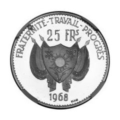 25 Francs Barbary sheep, silver essai