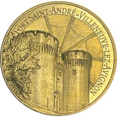 Monnaie de Paris Tourist Token - Villeneuve-lez-Avignon Fort Saint-André - L`entrée du fort