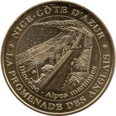 Monnaie de Paris Tourist Token - Nice Côte d`Azur La Promenade des Anglais