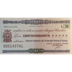 150 Lire Banco di Santo Spirito