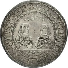 1 Thaler - Johann Christian and Johann Seyfried Krummau