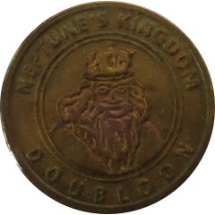 Arcade Token - Neptune`s Kingdom, Santa Cruz Beach Boardwalk Santa Cruz, California