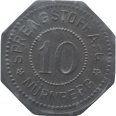 10 Pfennig - Nürnberg Sprengstoff A.G.