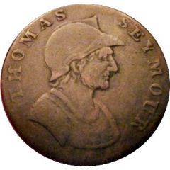 1/2 Penny Sussex - Brighton / W. Mighells