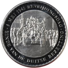 Medal - Geschiedenis 200 Jaar Koninkrijk 08 - Bevrijdingsdag